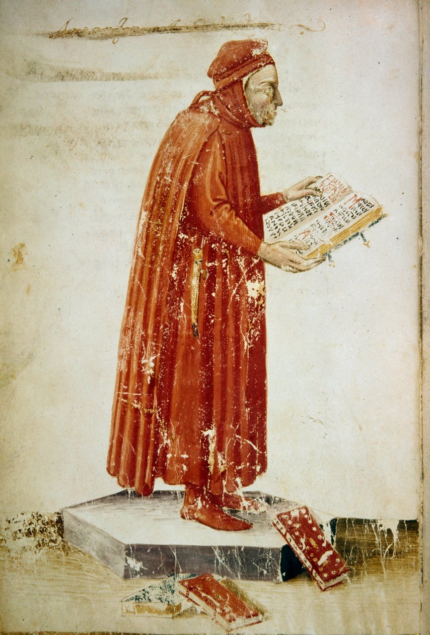 Portrait of Coluccio Salutati, Florentine politician and humanist by Unbekannter Künstler