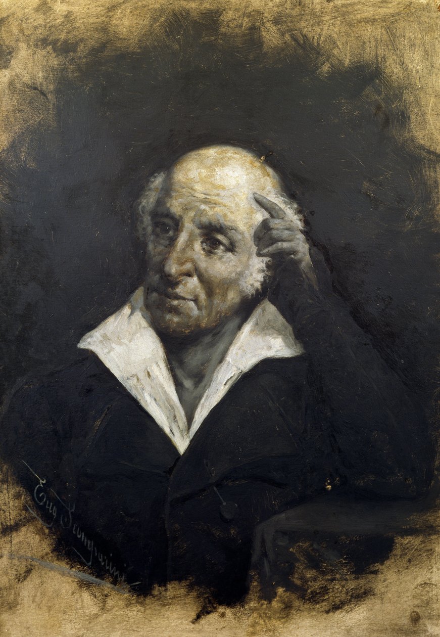Portrait of Domenico Rossetti, Italian politician and jurist by Benjamin Baud