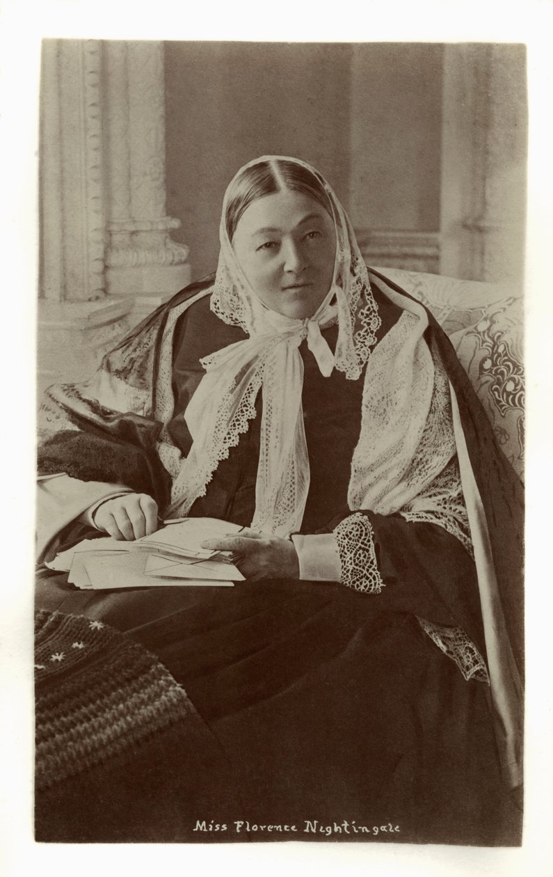 Portrait of Florence Nightingale, pub 1932 by Unbekannter Künstler
