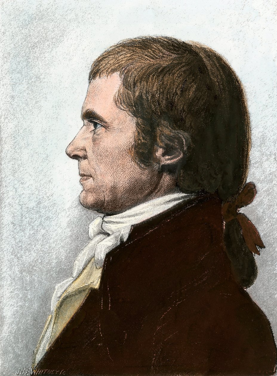 Portrait of John Marshall by Unbekannter Künstler