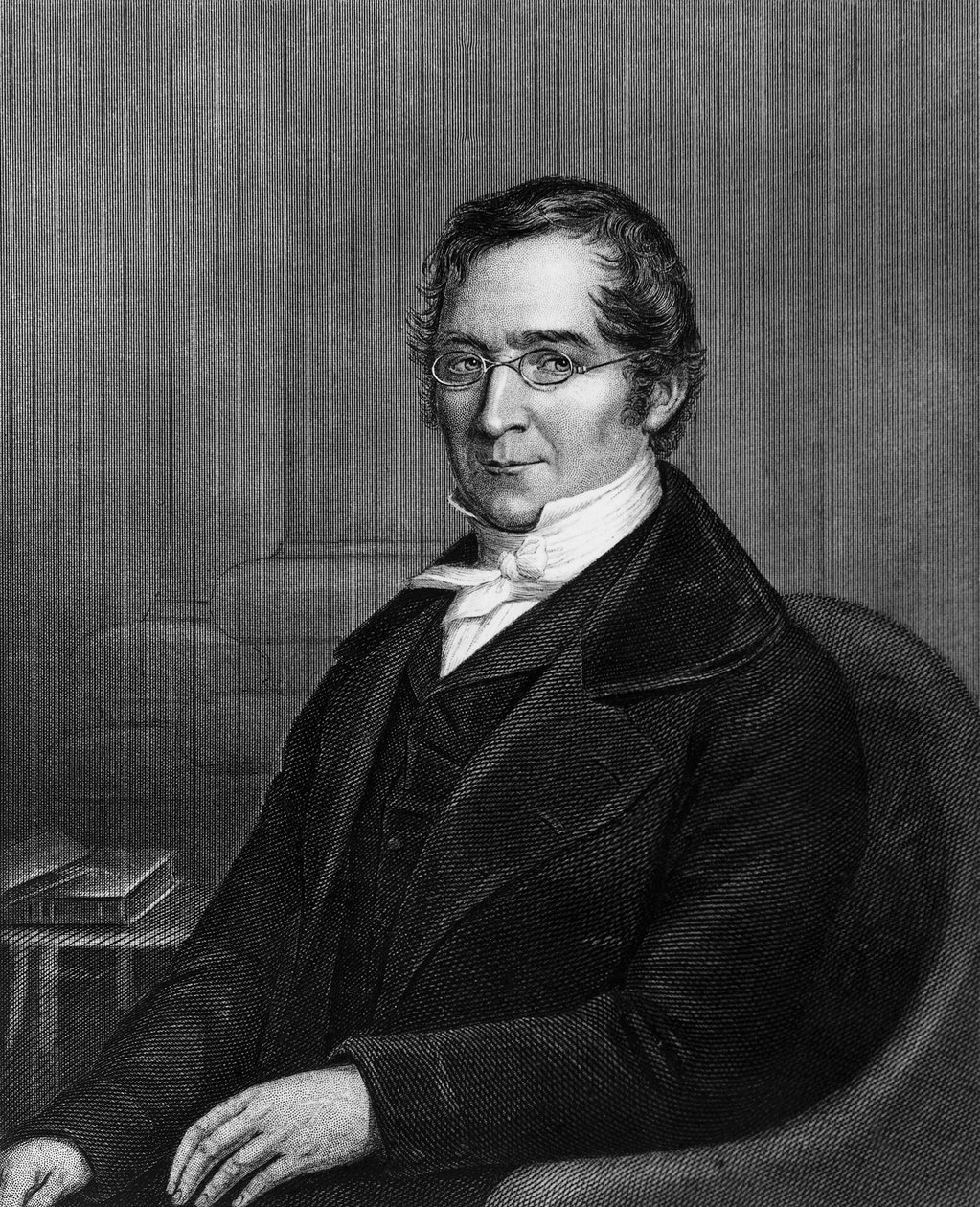 Portrait of Joseph Louis Gay-Lussac (1778-1850), French chemist and physicist, engraving by William M. Timlin