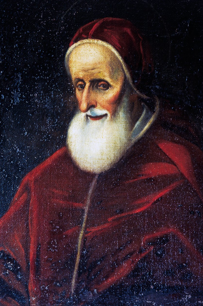 Portrait of Pope Pius V by Benjamin Baud