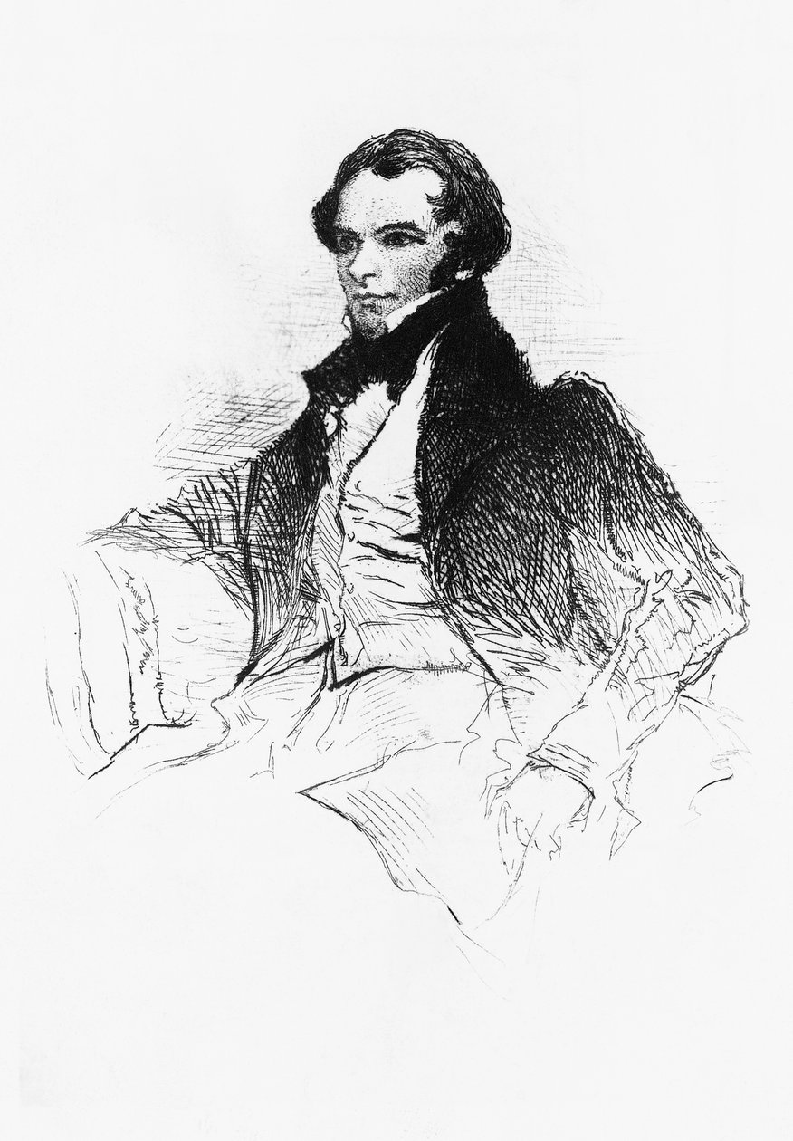 Portrait of Prosper Merimee (1803-1870), French writer, playwright ...