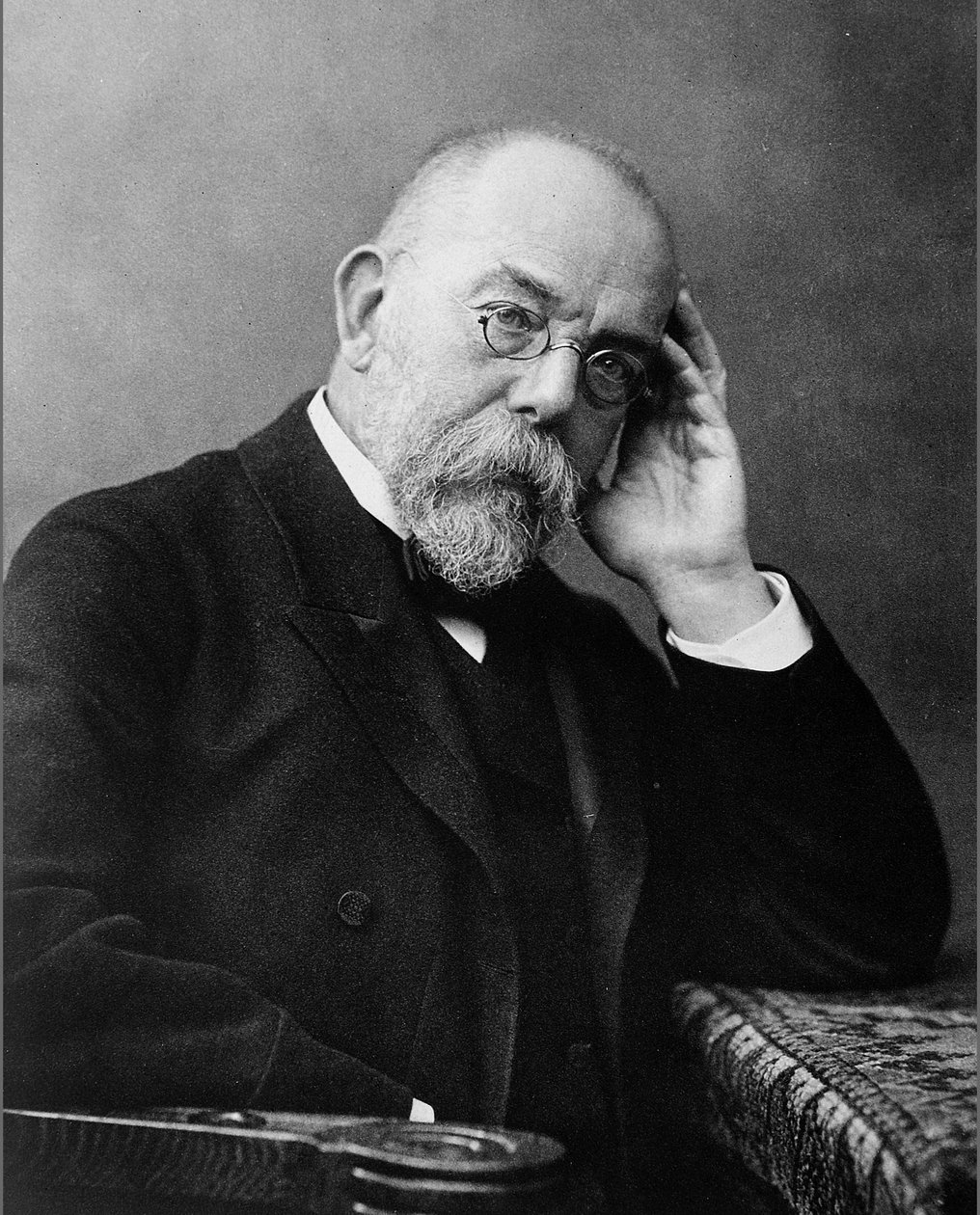 Portrait of Robert Koch, German doctor by Unbekannter Künstler