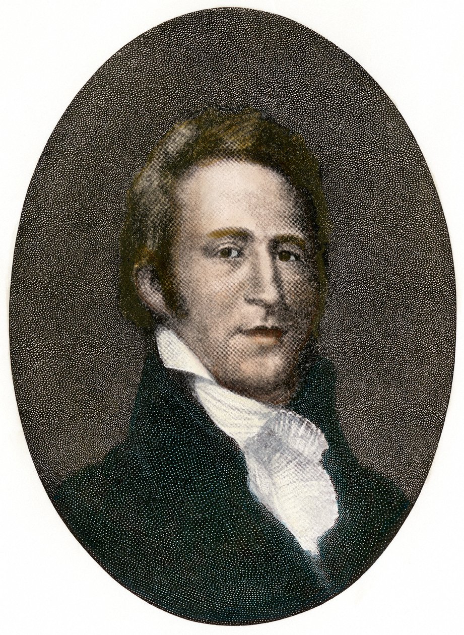 Portrait of William Clark (1770 - 1838) American explorer by Unbekannter Künstler