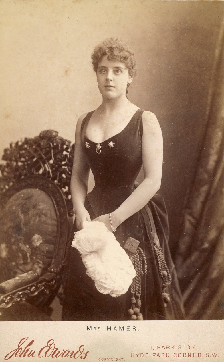 Portrait of a young English woman (Mrs. Hamer) by Unbekannter Künstler