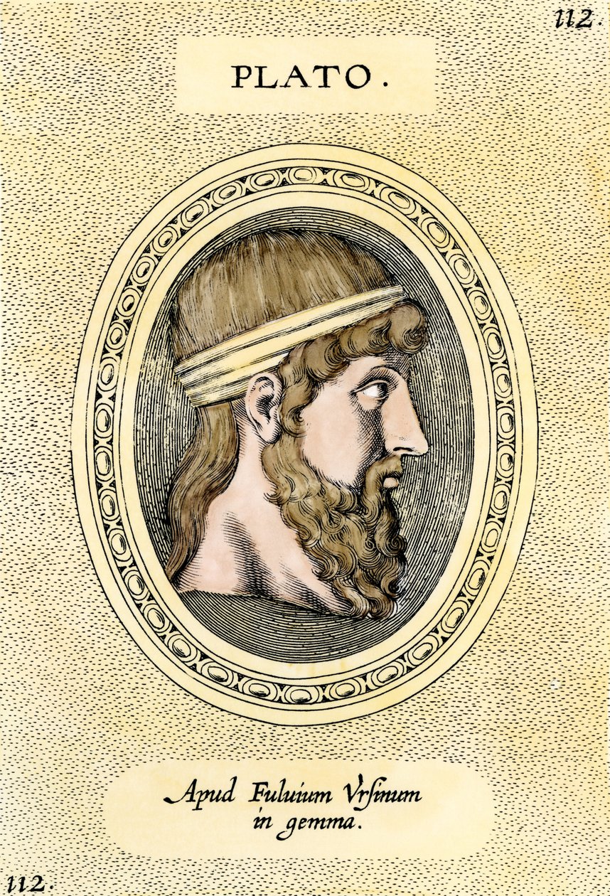 Portrait of Plato by Unbekannter Künstler