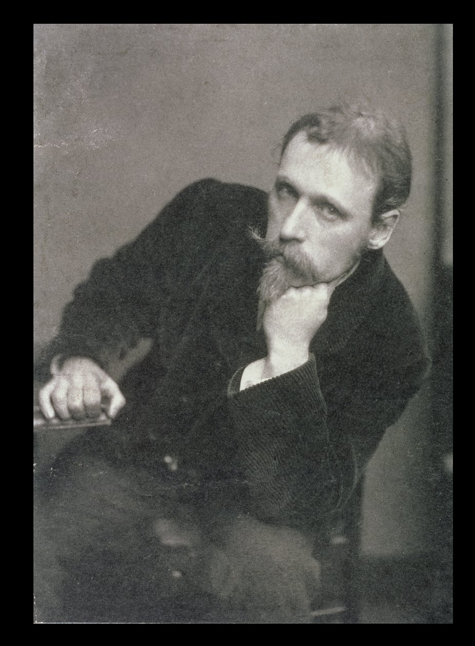Portrait Photograph of Walter Crane (1845-1915) by Frederick Hollyer (1837-1933) 1886 by Unbekannt