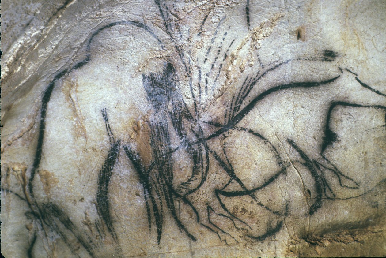 Prehistoric Cave of Pech Merle, Chapel of the Mammoths, 25,000 Years, Cabrerets, Lot, Midi Pyrenees, France by Unbekannt