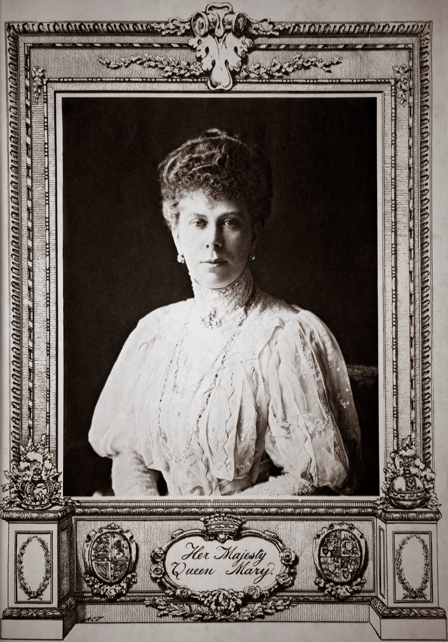 Queen Mary, consort Of King George V in 1910 by Unbekannter Künstler