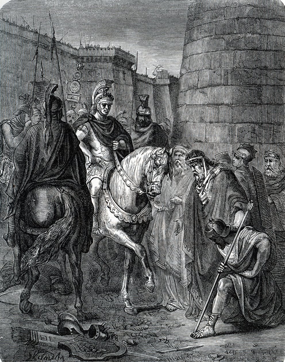 Quintus Caecilius Metellus Macedonicus in Greece after the Battle of Scarpheia against the Achaeans in 147 BC by Unbekannter Künstler