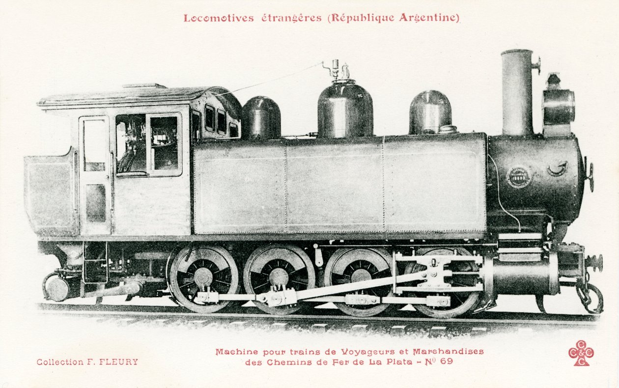 Railway Carriage of Argentina by Unbekannter Künstler