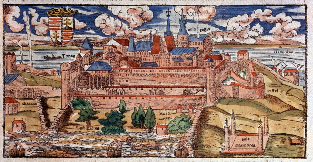 Reinforced Buda (Hungary), c. 1550 by Unbekannter Künstler