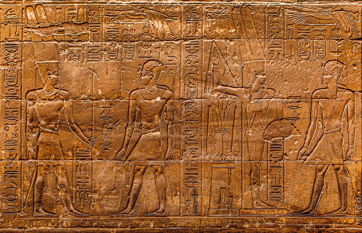Relief, Luxor Temple, Thebes, Egypt by Unbekannter Künstler
