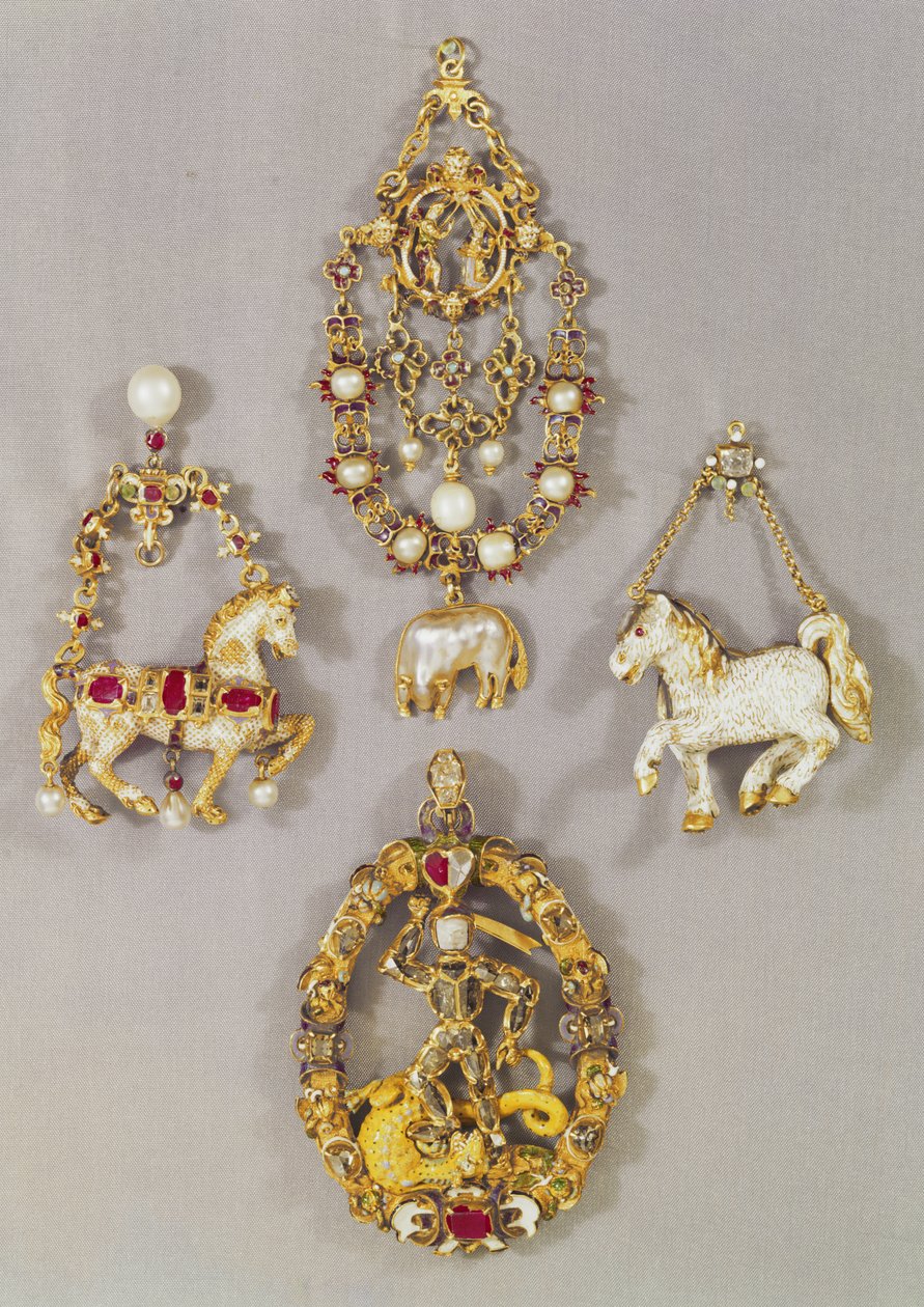 French Renaissance Jewelry Past Auction: A French Renaissance Gold And