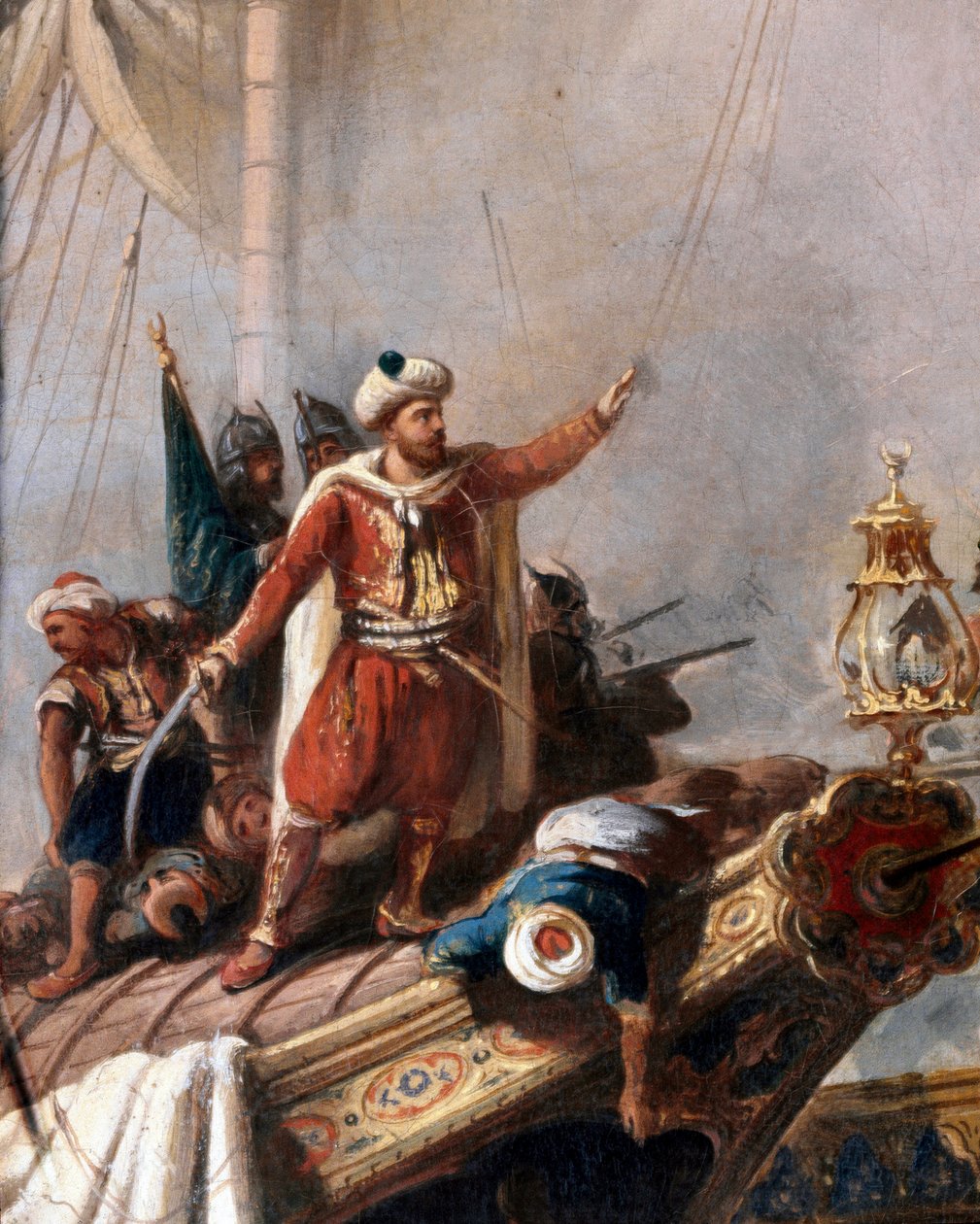 Representation of Hayreddin Barbarossa (detail) by Unbekannter Künstler