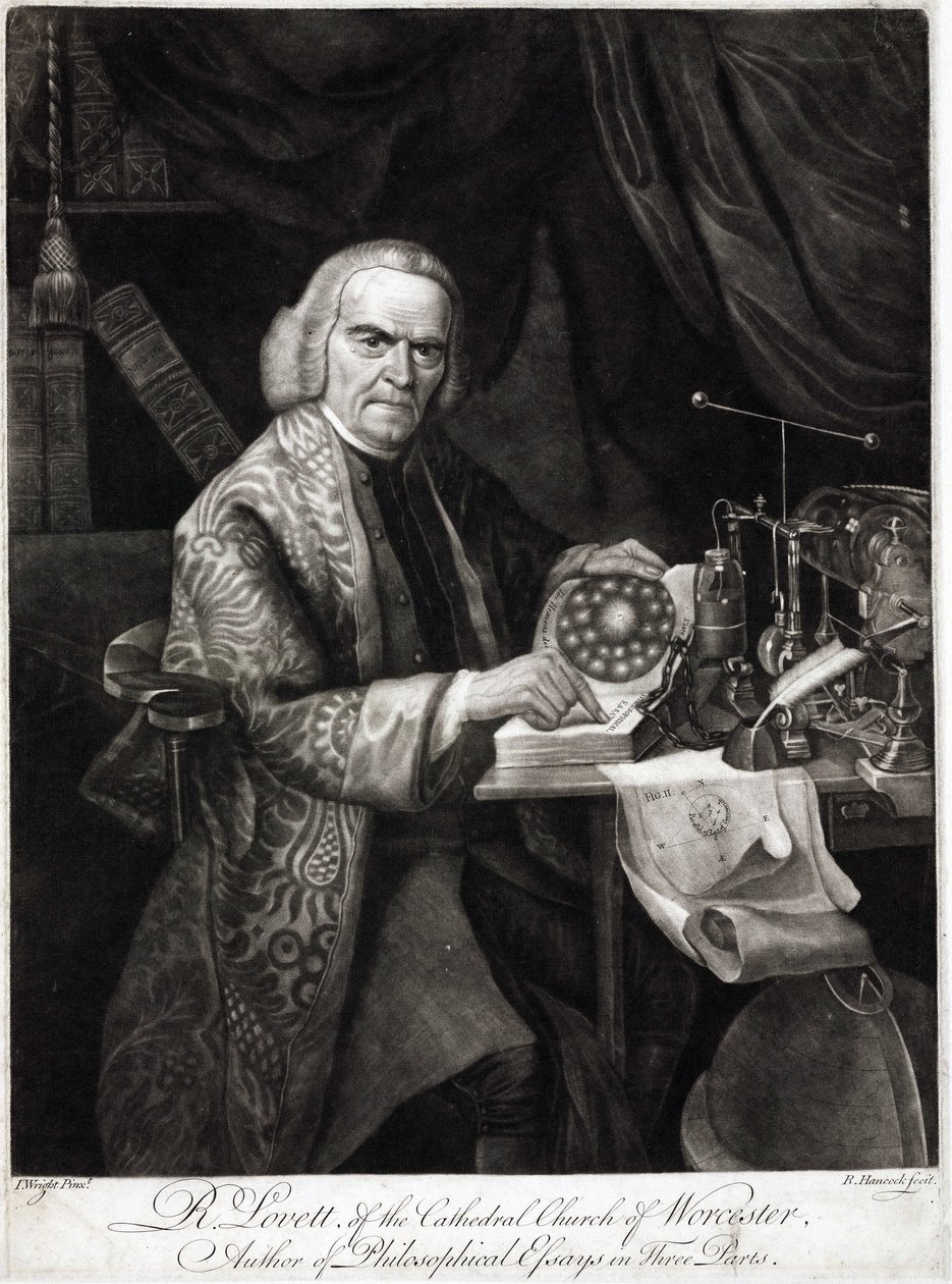 Richard Lovett, British physicist, c 1750-1780 by Unbekannt
