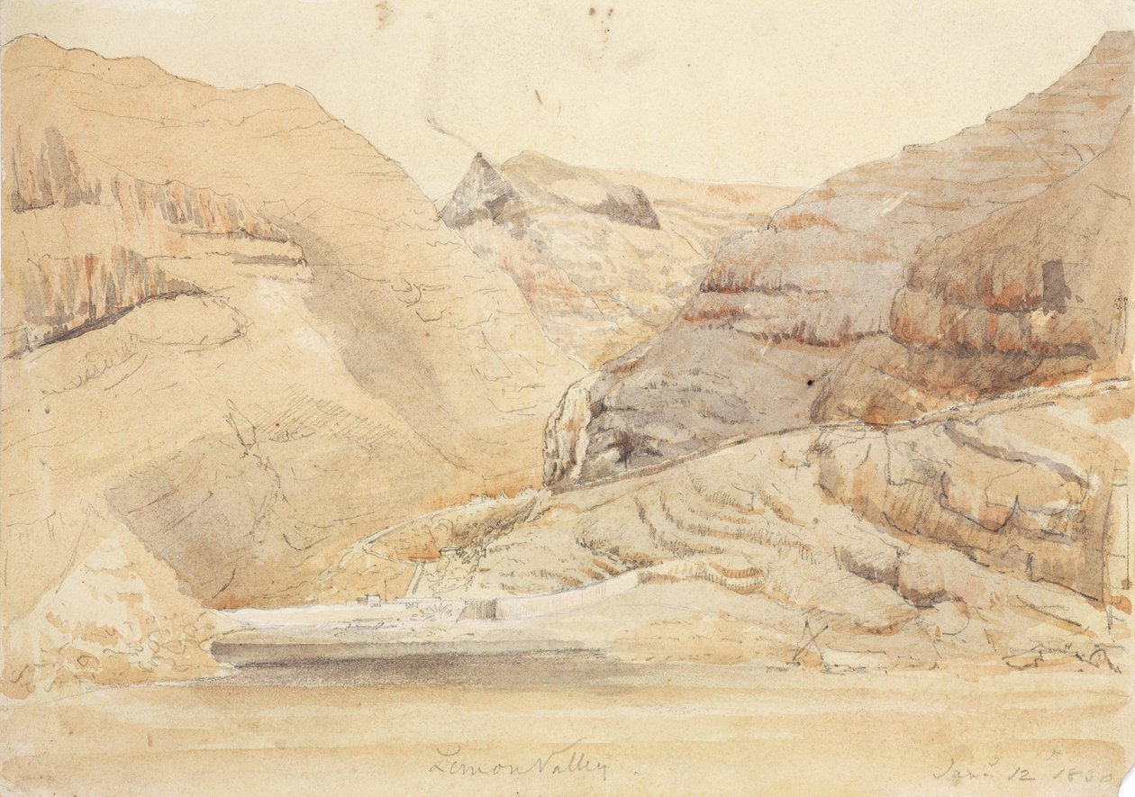 Rock Formations at Lemon Valley, St Helena, South Atlantic by Unbekannter Künstler