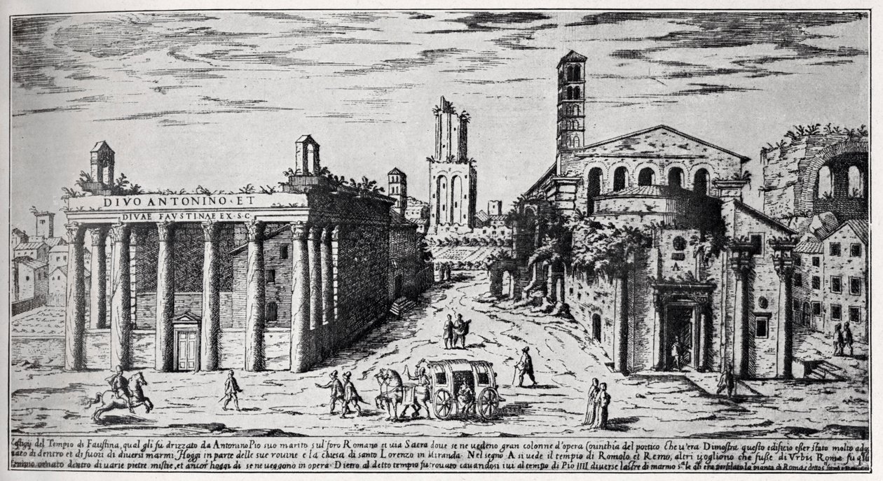 Roman Forum 16th century by Unbekannter Künstler