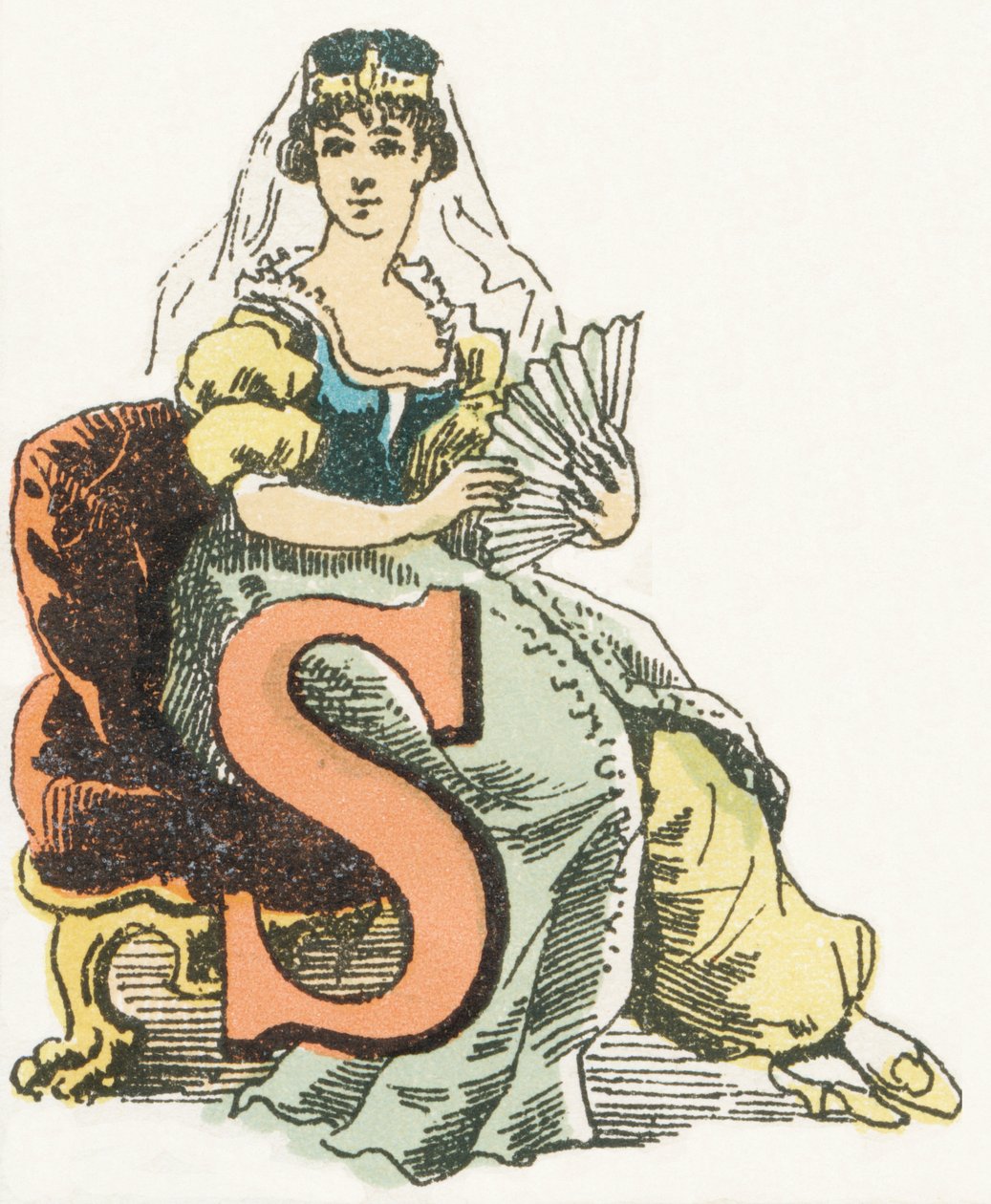 S - Sultana - Childish Alphabet, Editions Gordinne 1920 by Unbekannt
