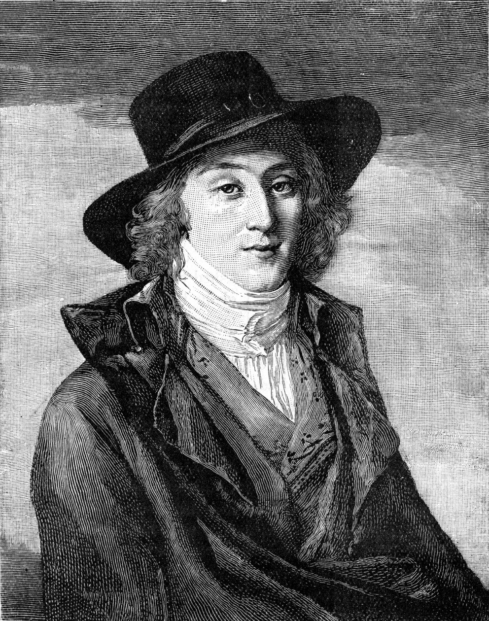 Saint-Just - Portrait by Unbekannter Künstler