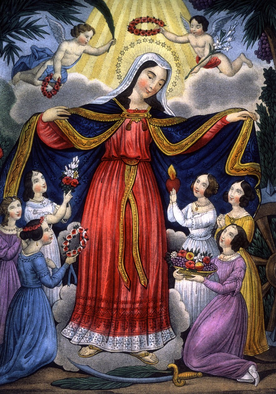 Saint Catherine and the Catherinettes, Mid 19th Century by Unbekannter Künstler