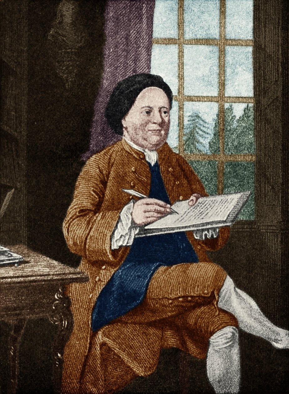 Samuel Richardson, portrait. English author 19 August 1689 - 4 July 1761. by Mason Chamberlin by Unbekannt
