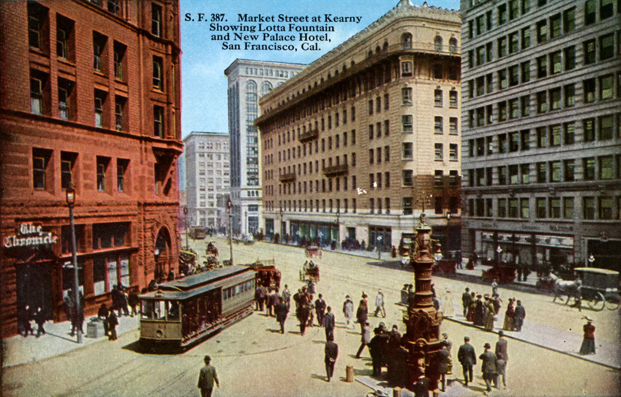 San Francisco: Market Street by Unbekannter Künstler