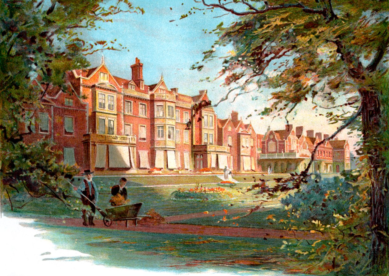 Sandringham House - late 19th century illustration by Unbekannter Künstler