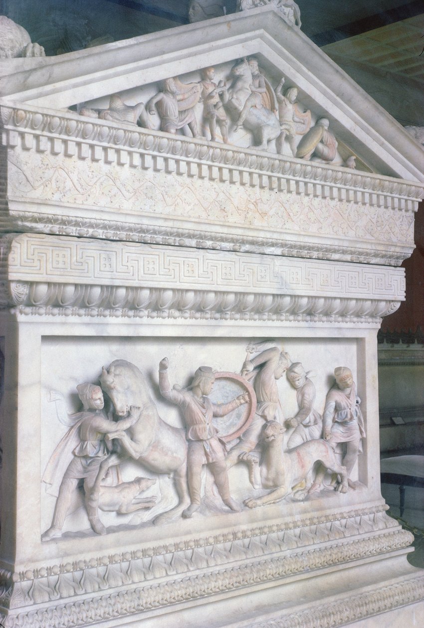 Sarcophagus of Alexander the Great by Unbekannt