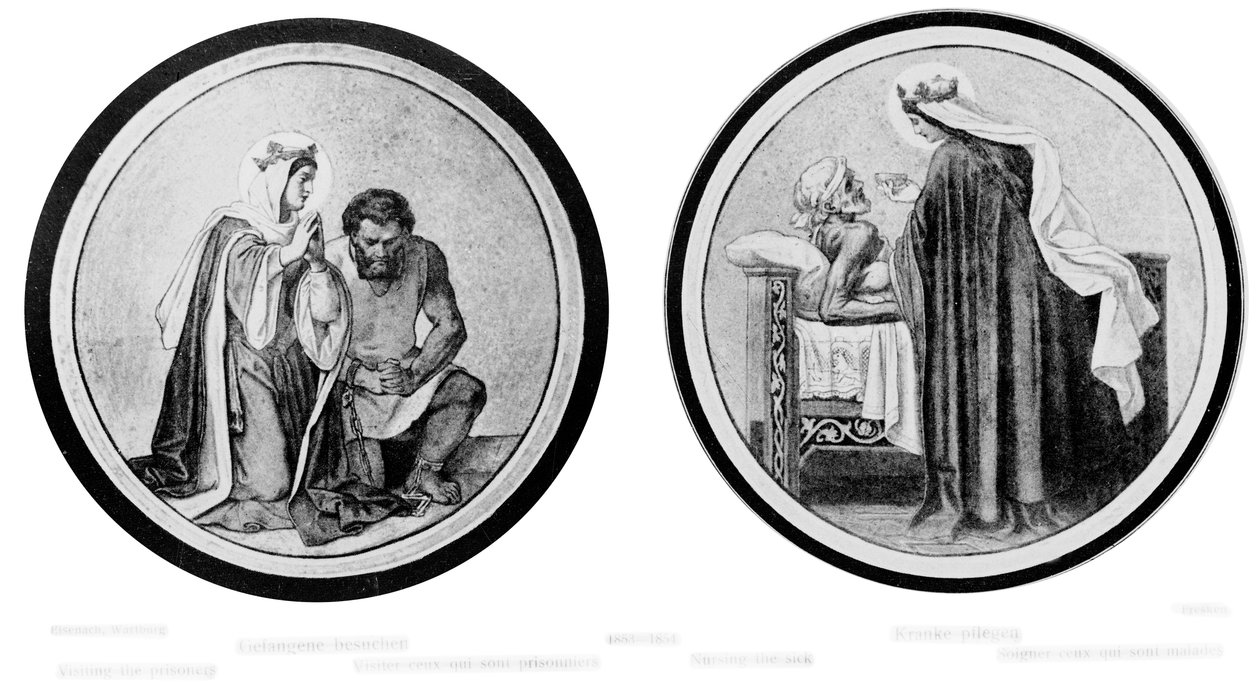Scene from the Life of Saint Elizabeth of Hungary by Unbekannter Künstler
