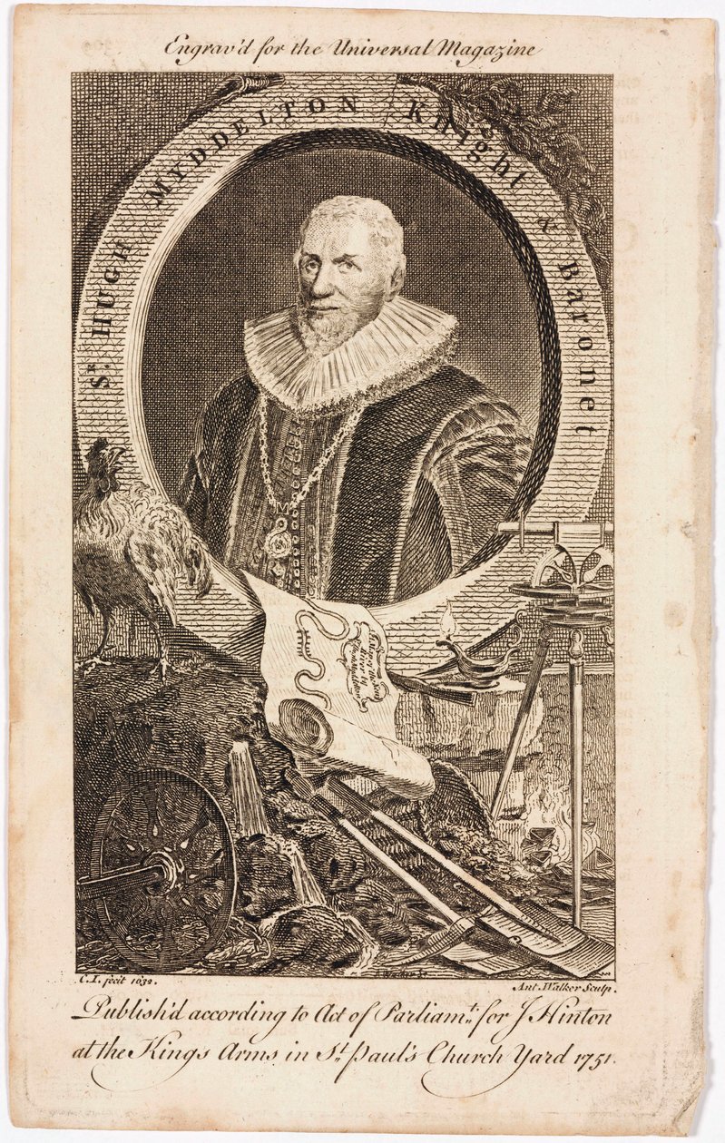 Sir Hugh Myddelton by Unbekannt