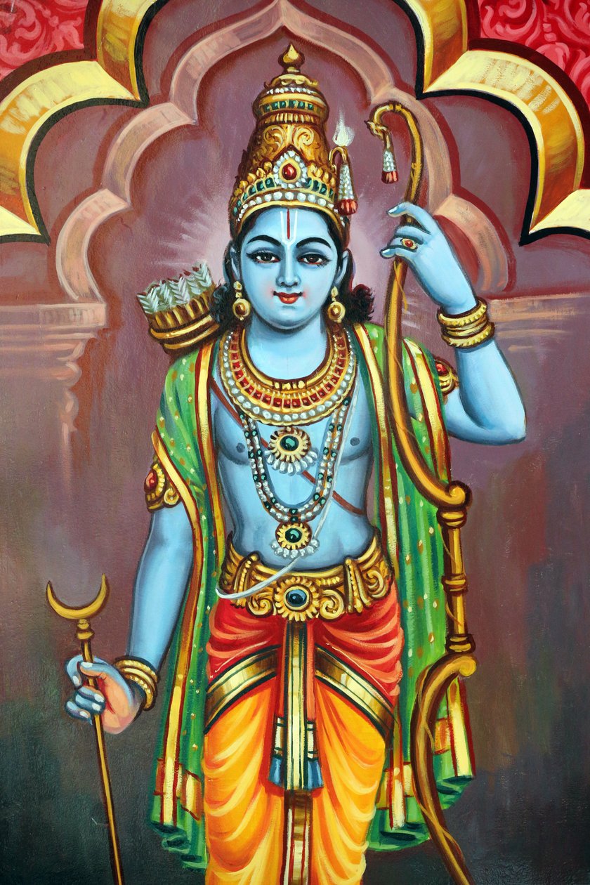 Sri Vadapathira Kaliamman hindu temple. Avatar of Vishnu. Lord Rama 7th incarnation. Singapore by Unbekannt