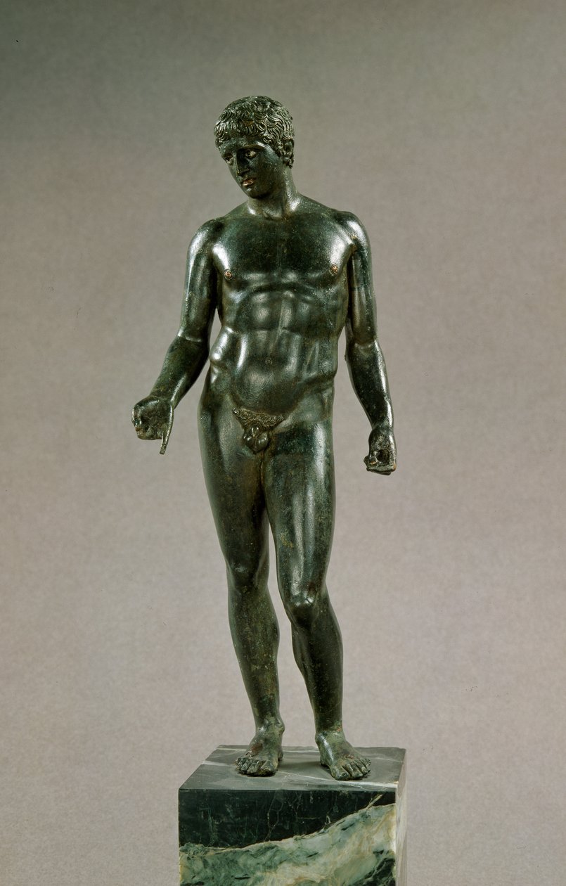 Statue of Mercury, adaptation of the Greek Discophoros of Polyclitus, Roman, 25-50 AD by Unbekannt