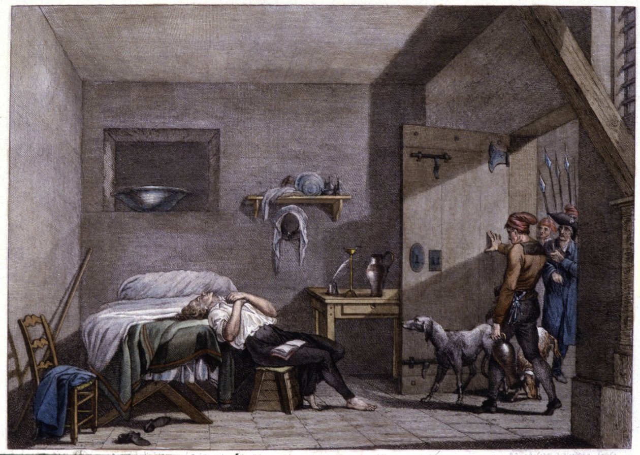 Suicide of Condorcet, late 18th century by Unbekannter Künstler