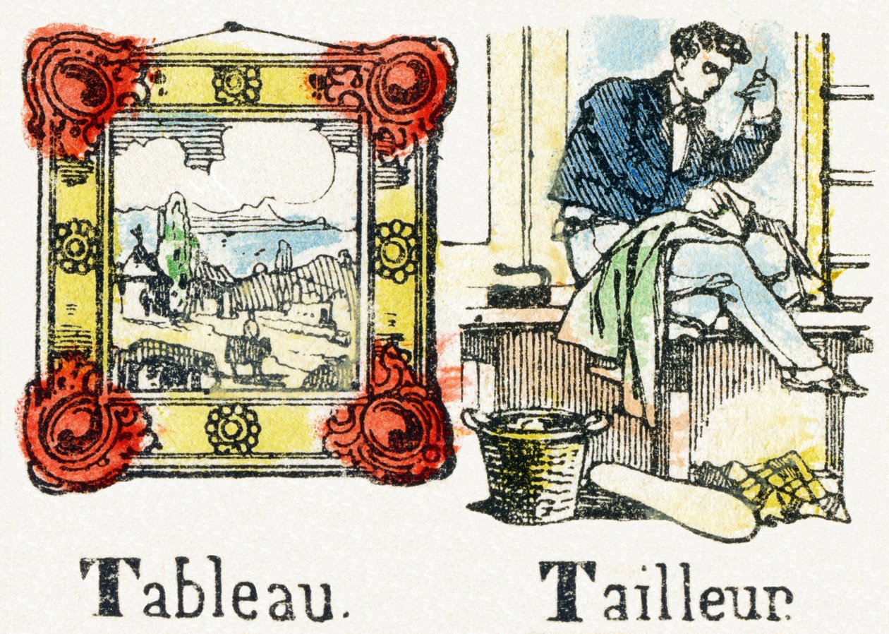 T - Tableau Tailleur - Child Entertainment Alphabet by Unbekannt