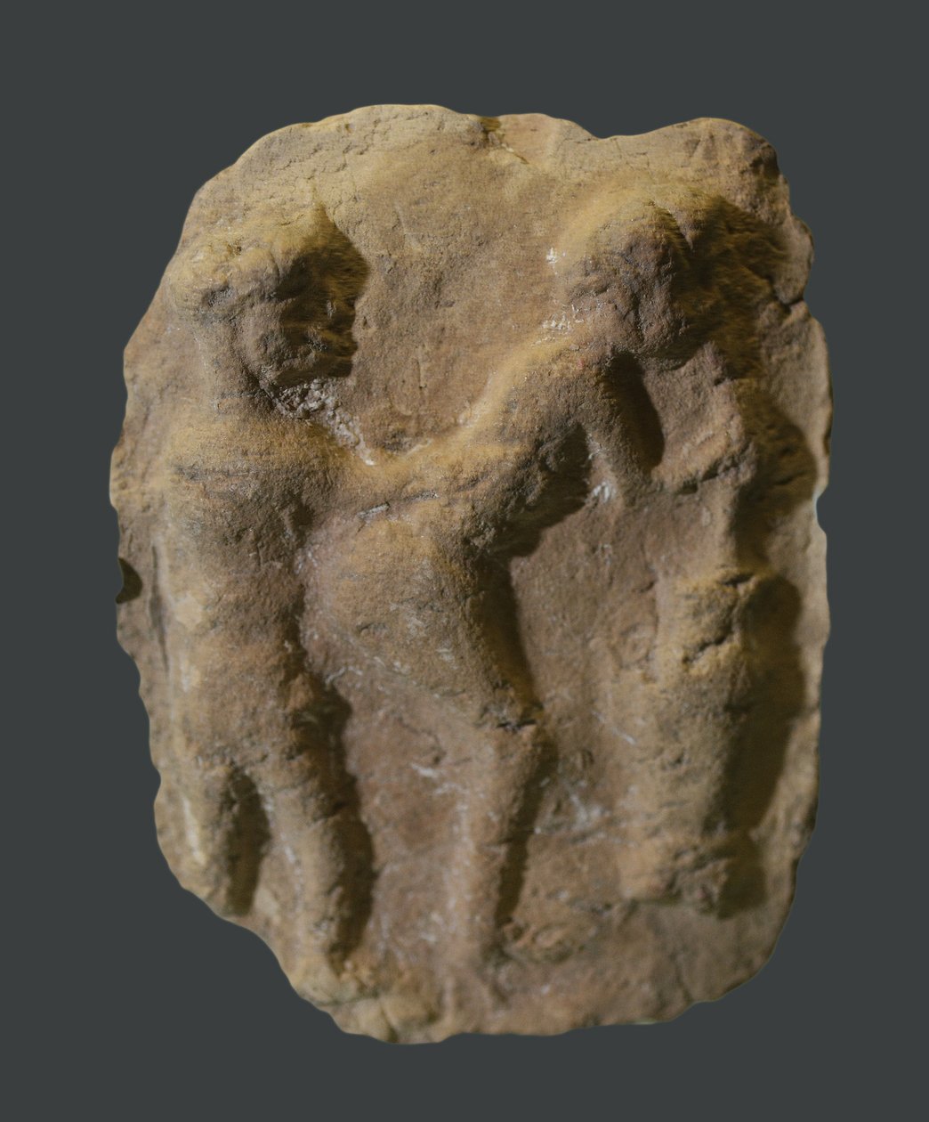 Tablet depicting intercourse. Mesopotamia by Unbekannt