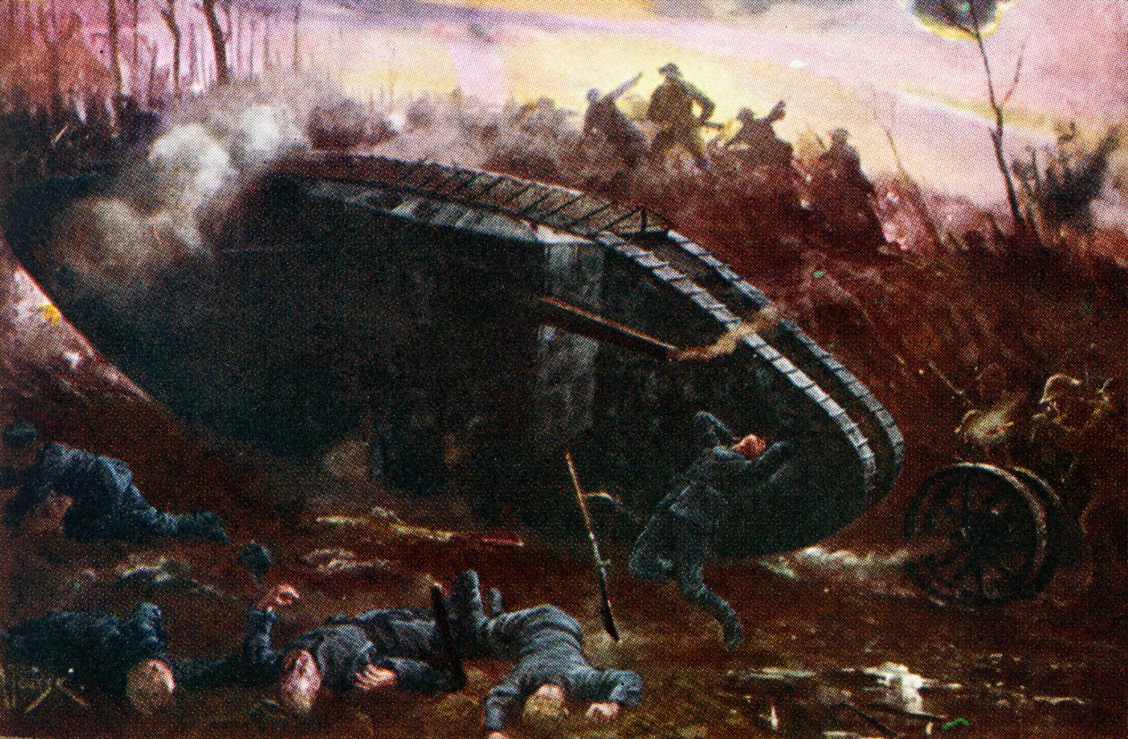 The Battle of the Somme by Unbekannter Künstler