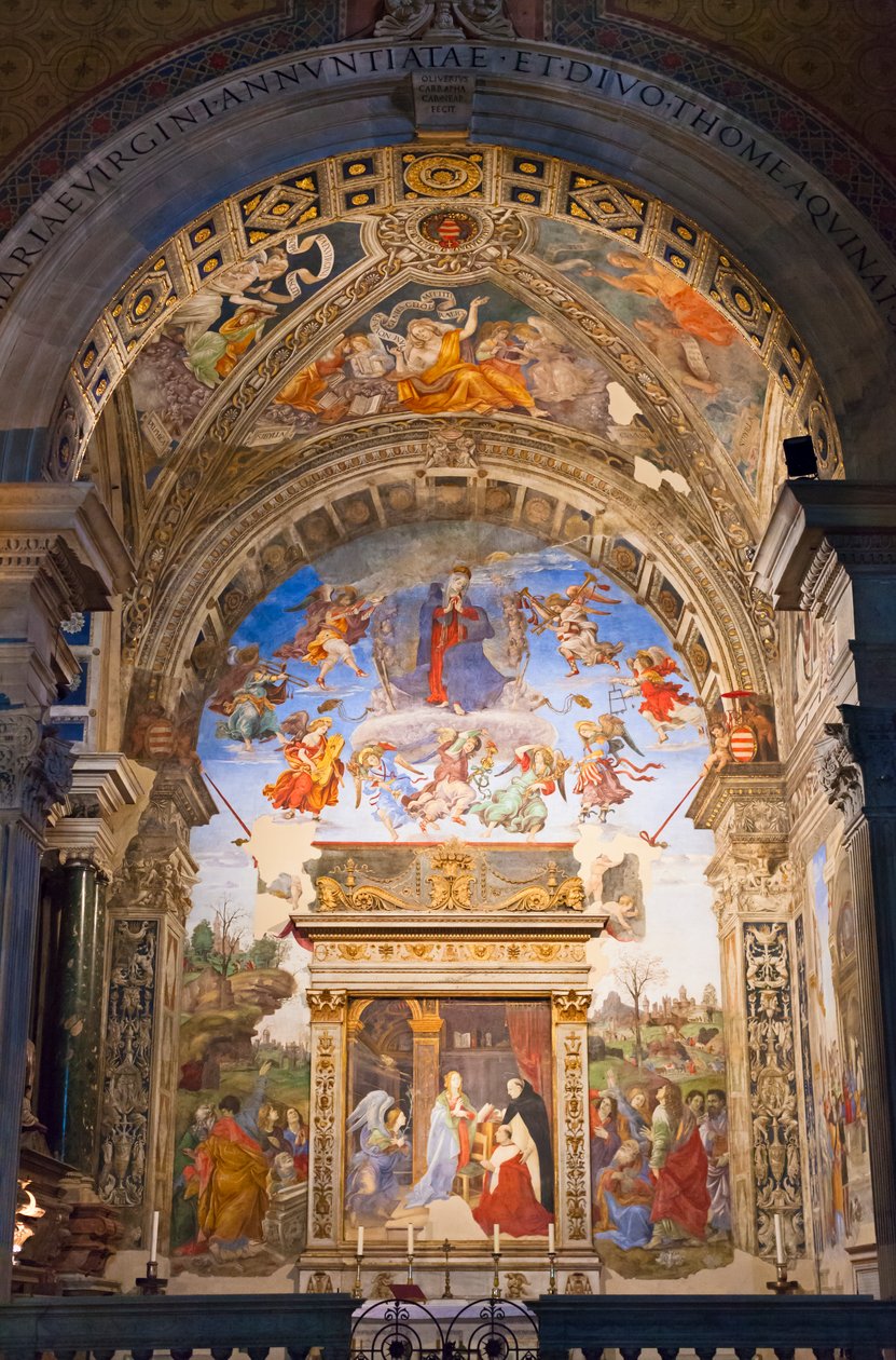 The Carafa Chapel, Santa Maria sopra Minerva, Rome, Italy by Unbekannter Künstler