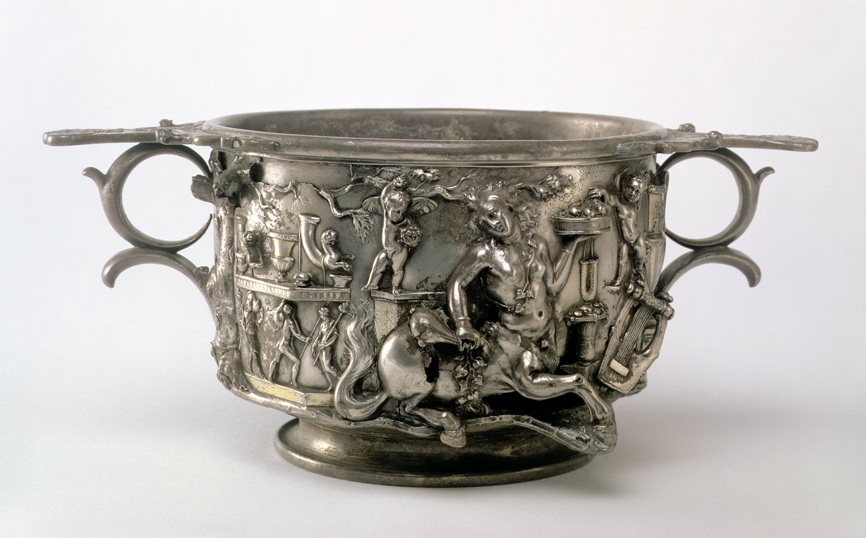 The Centaur Cup, Gallo-Roman, from the Berthouville Treasure, c.2nd-3rd century AD by Unbekannt