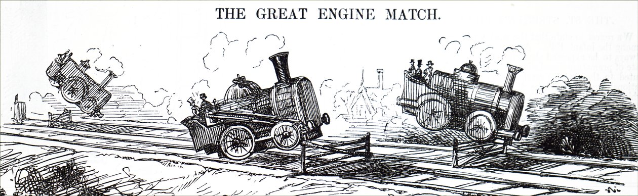 The Great Engine Match by Unbekannt