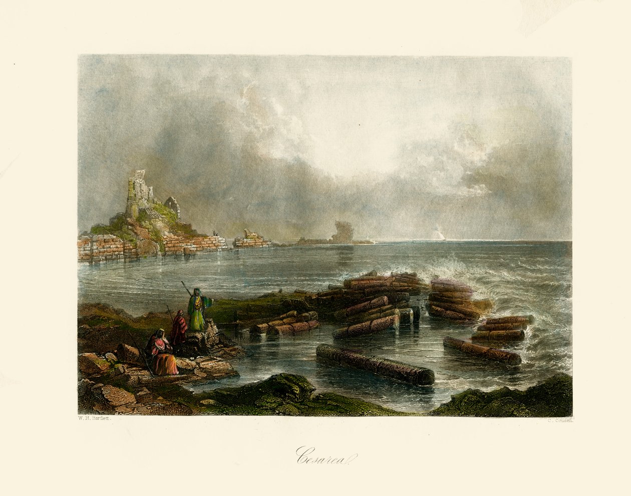 The Holy Land - Caesarea by Unbekannter Künstler
