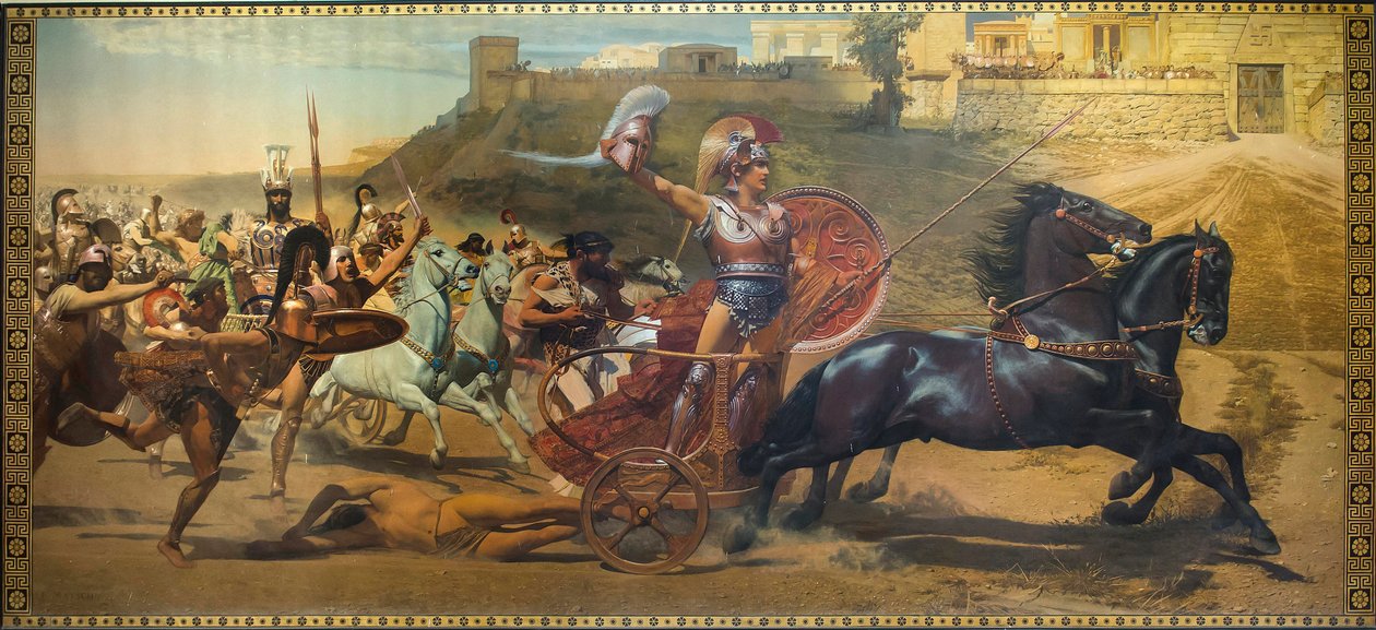 The Triumph of Achilles (Achilleon Palace, Corfu) by Unbekannter Künstler