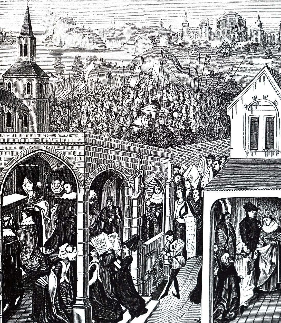 The Coronation of Philip II of France by Unbekannt