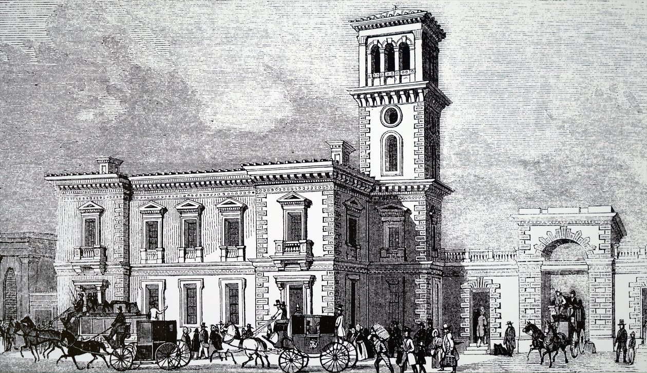 The exterior of London Bridge Station by Unbekannt