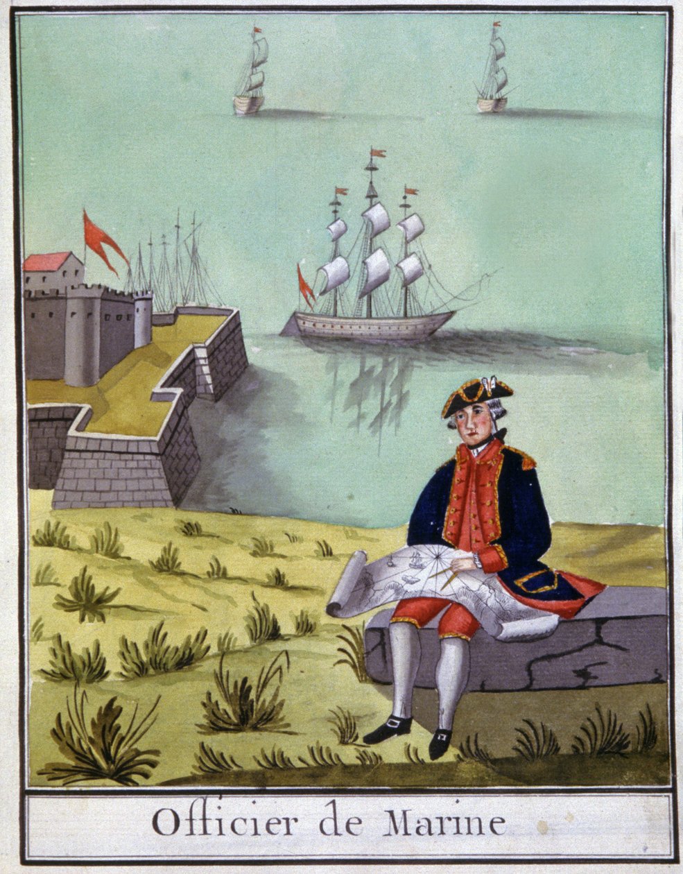 The Naval Officer by Unbekannter Künstler