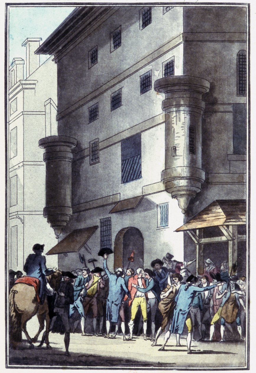 The People Deliver the Prisoners of Saint Germain Abbey by Unbekannter Künstler
