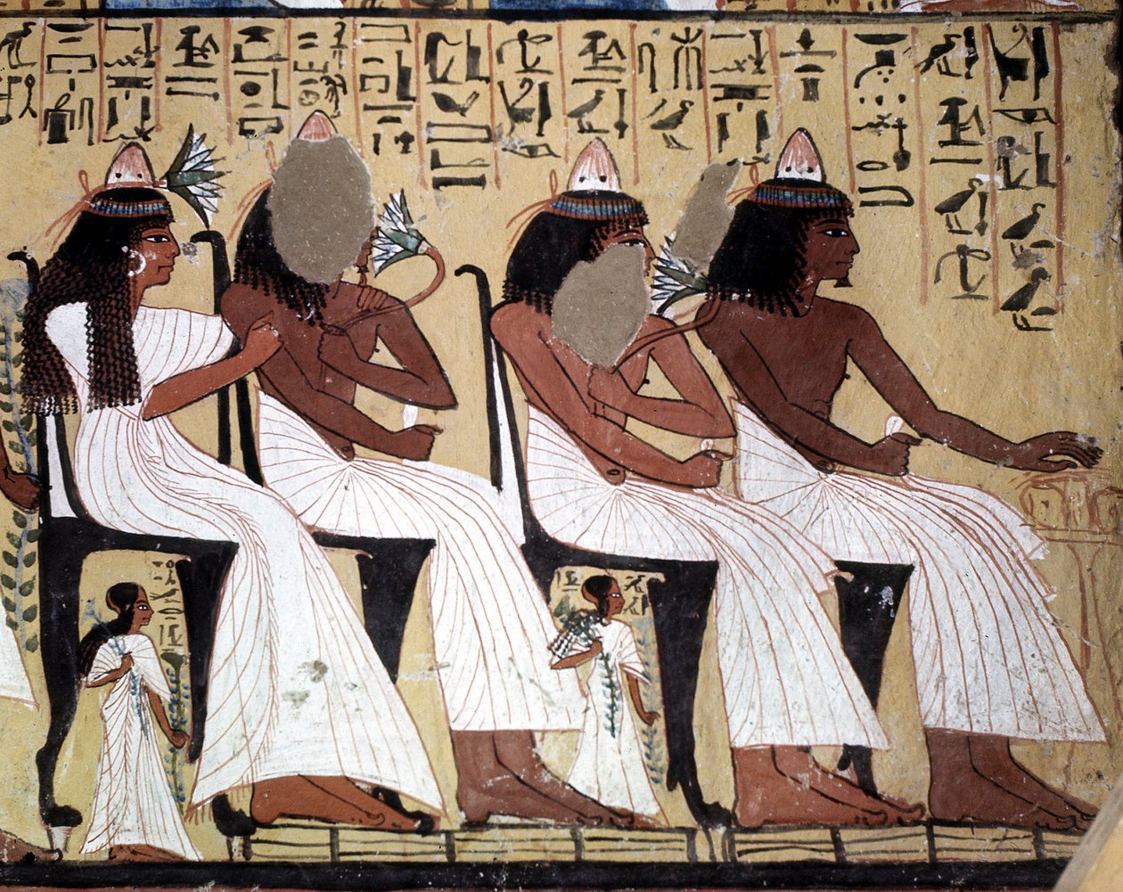Tomb of artisans: Tomb of Sennedjem, Deir El Medineh site in Luxor, Egypt by Leopold Blonder