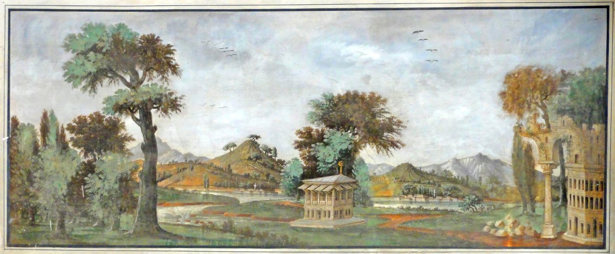 Topkapi Palace, Mural, Istanbul, Turkey, Asia by Unbekannter Künstler