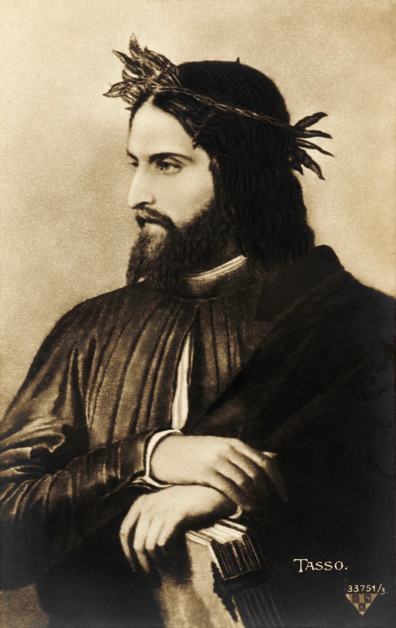 Torquato Tasso Portrait Italian by Unbekannter Künstler